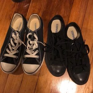 Bundle‼️ 2 pairs of low converse chuck Taylor’s